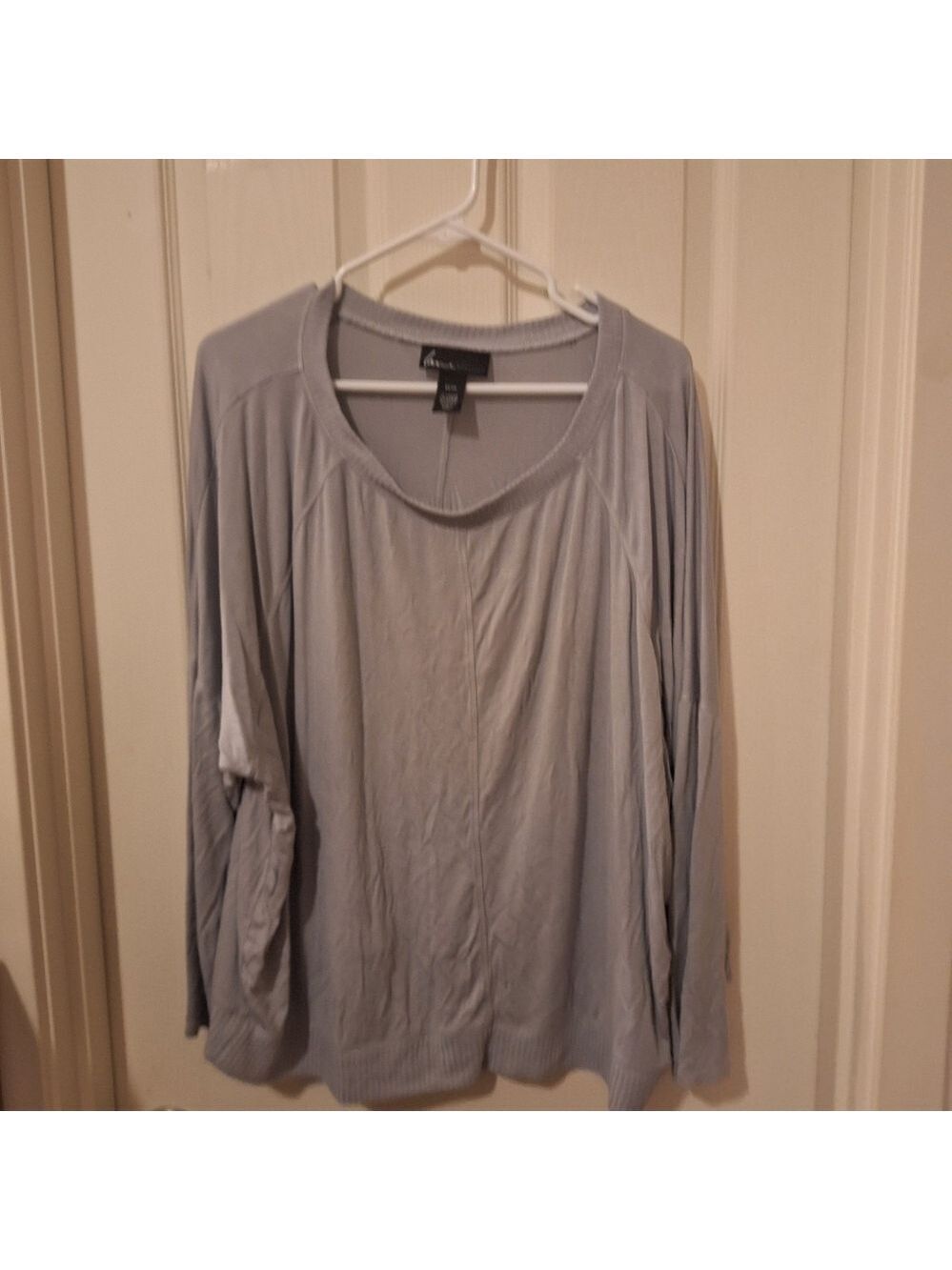 Lane Bryant Gray Long Sleeve Top Size 22 24